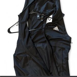 adidas Black Hooded Performance Vest